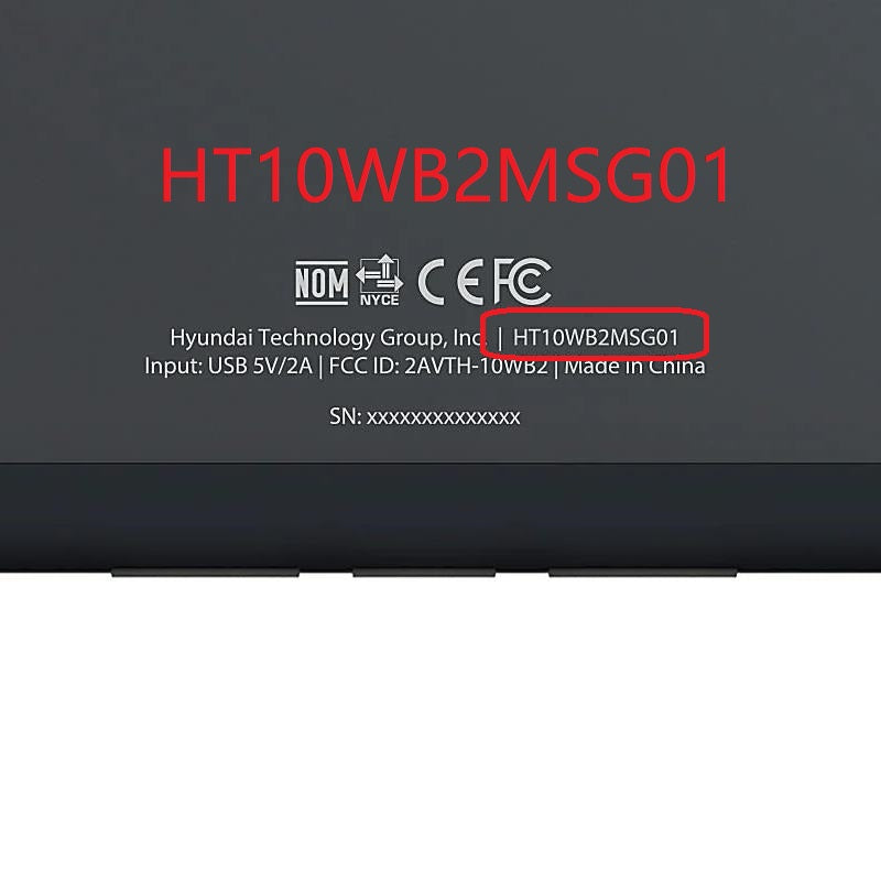 Per Hyundai Hytab Plus 10WB2 HT10WB2MSG01 Pannello touch screen digitalizzatore in vetro