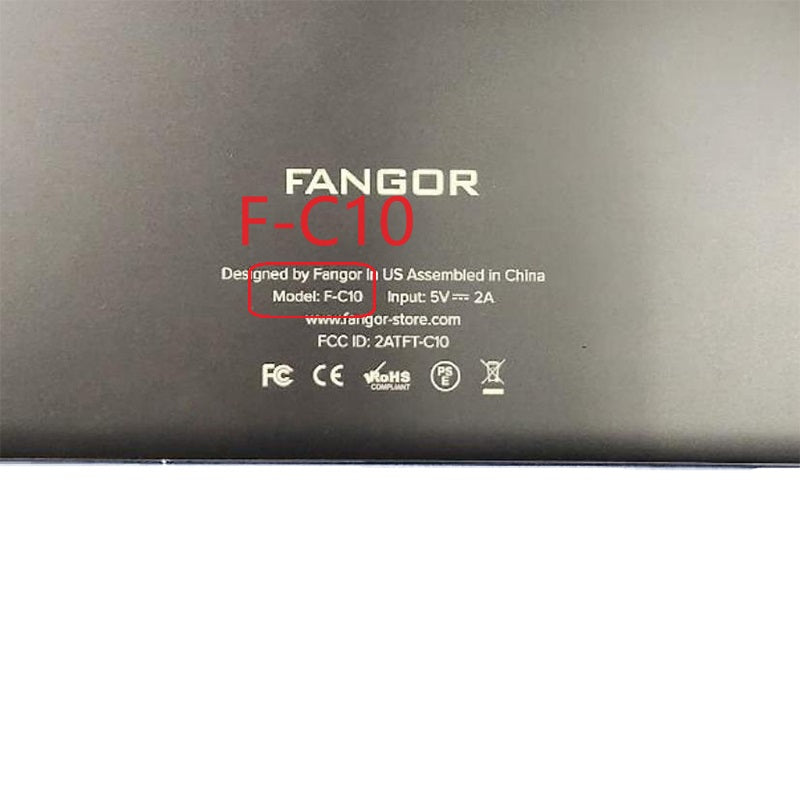 Digitizer touchscreen da 10.1" per FANGOR F-C10