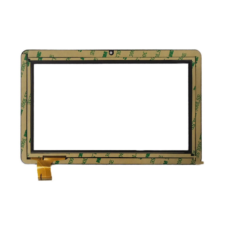 Back view of Epik Learning ELT0704H touch screen glass showing adhesive tape