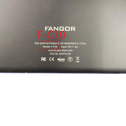 Digitizer touchscreen da 10.1" per FANGOR F-C10