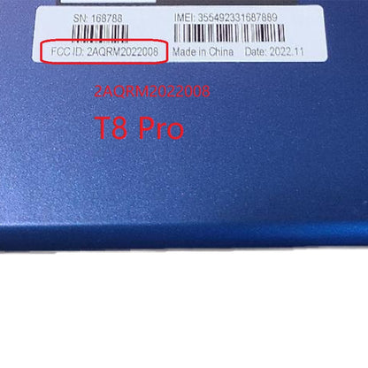 Pannello touch screen digitalizzatore in vetro da 8 pollici per FOXXD T8 PRO