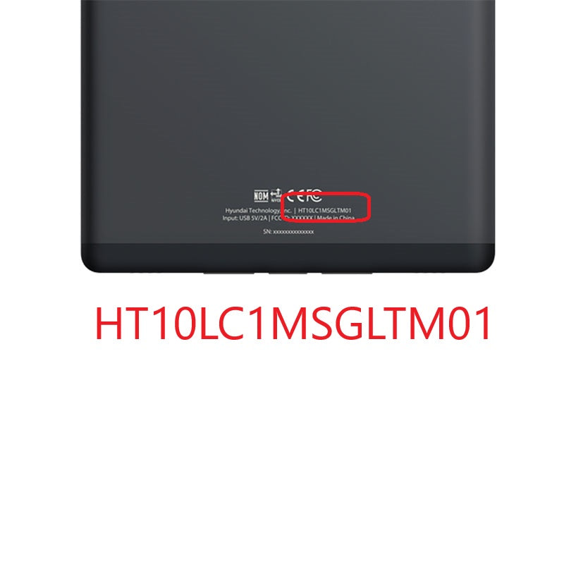 Pannello touch screen digitalizzatore da 10,1 pollici per Hyundai HyTab Pro 10LC1 HT10LC1MSGLTM01