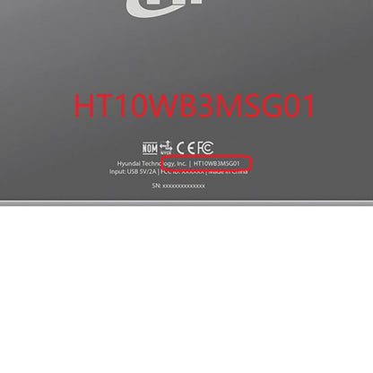 Pannello touch screen digitalizzatore da 10,1 pollici per HYUNDAI HYTab Plus 10WB3 HT10WB3MSG01