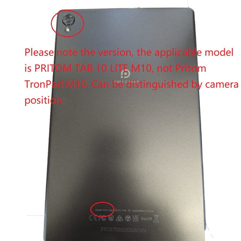 Per PRITOM TAB 10 LITE M10 Tablet 10,1 pollici Touch Screen Digitizer Vetro