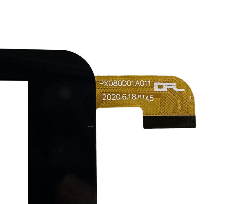 Pannello touch screen digitalizzatore da 8 pollici per PX080D01A011