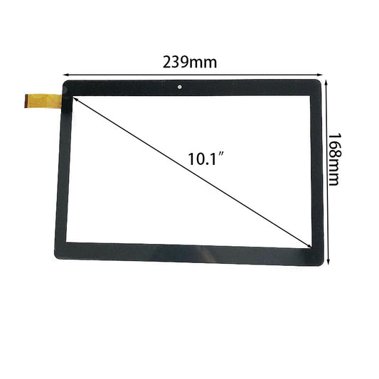 Nuovo pannello sensore in vetro per digitalizzatore touch screen da 10,1 pollici DP101580-F1-A