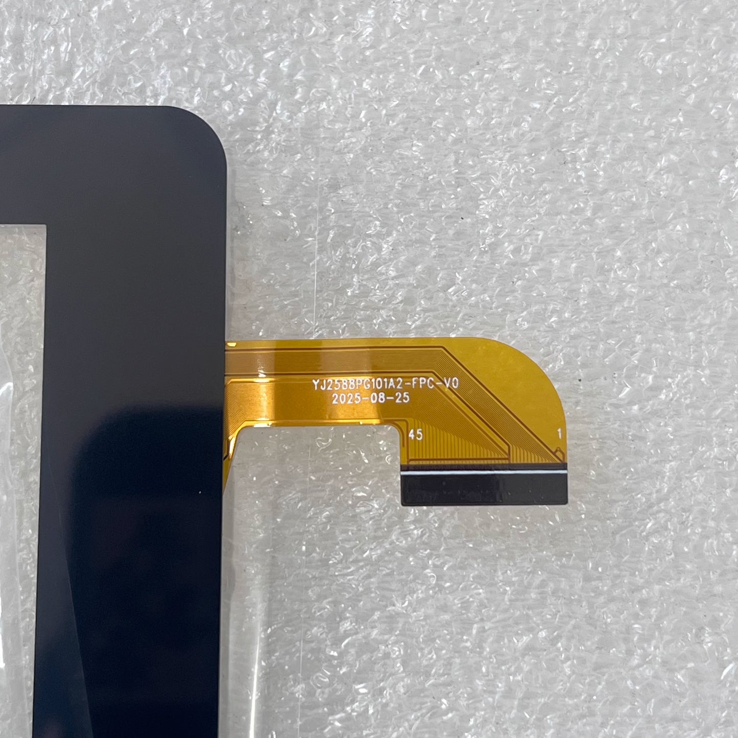 YJ2588PG101A2-FPC-V0 Digitizer pannello touch screen in vetro da 10,1 pollici