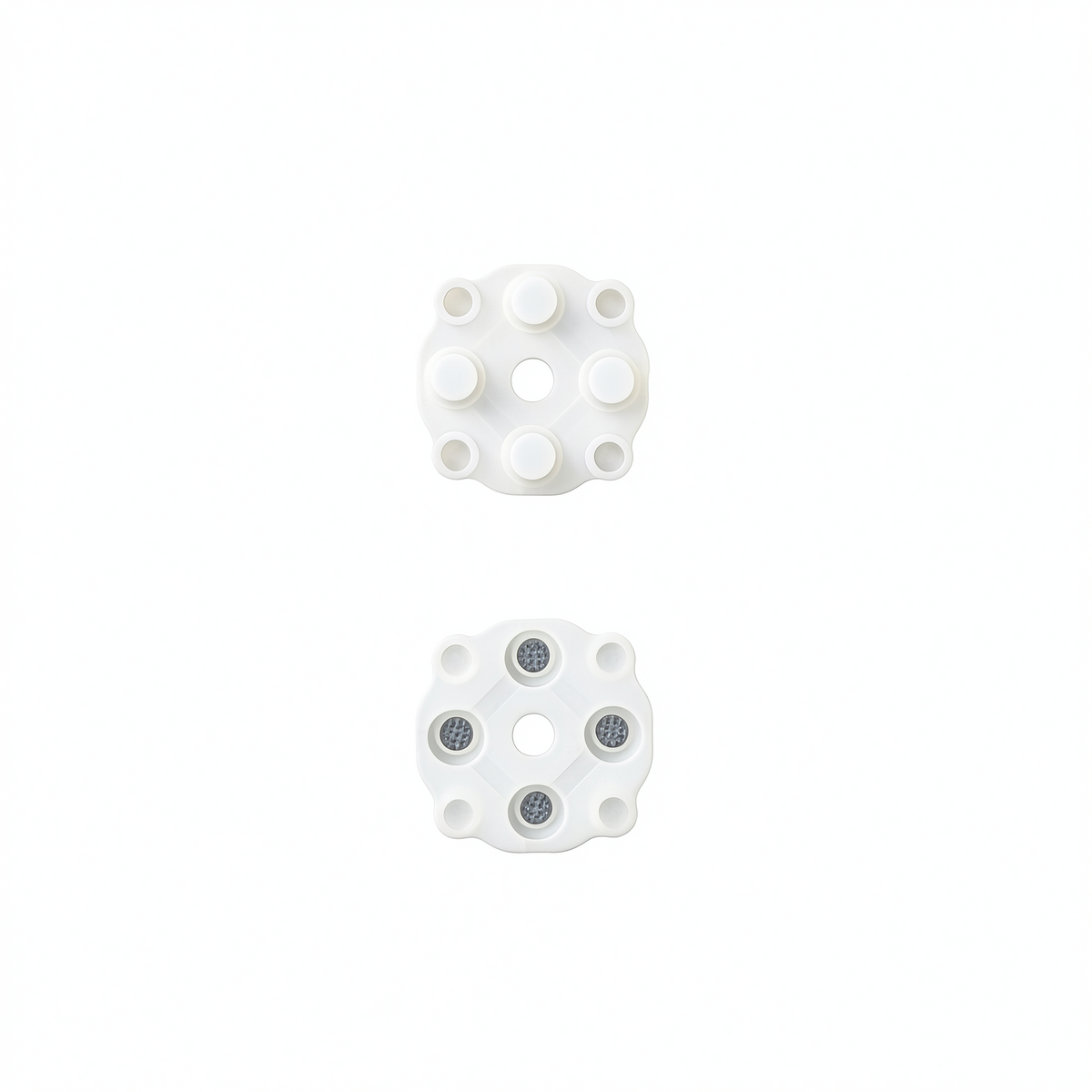 anbernic rg351mp game console button conductive rubber pad membrane front view