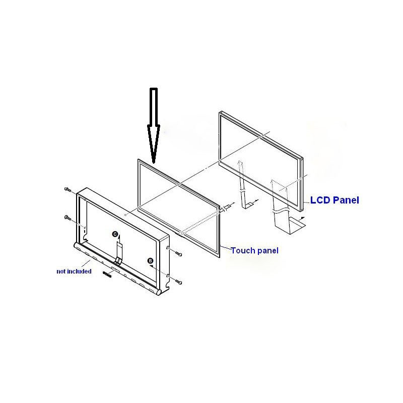 Per Sony XAV-65 XAV65 6.2" Autoradio Digitizer Touch Screen di Ricambio