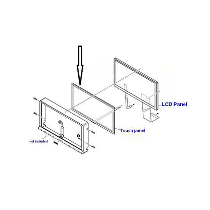 Per Sony XAV-65 XAV65 6.2" Autoradio Digitizer Touch Screen di Ricambio