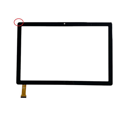 Front view of 10.1 inch replacement touch screen digitizer glass for SX-CTP-101840 tablet