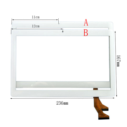 10.1" touch screen digitizer glass panel ZY-1001