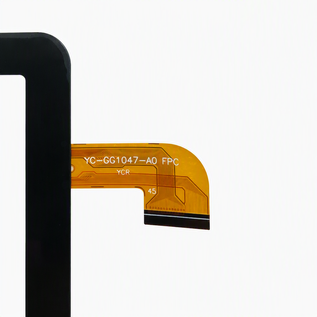 Flex cable FPC connector detail for YC-GG1047-A0 touch screen digitizer replacement