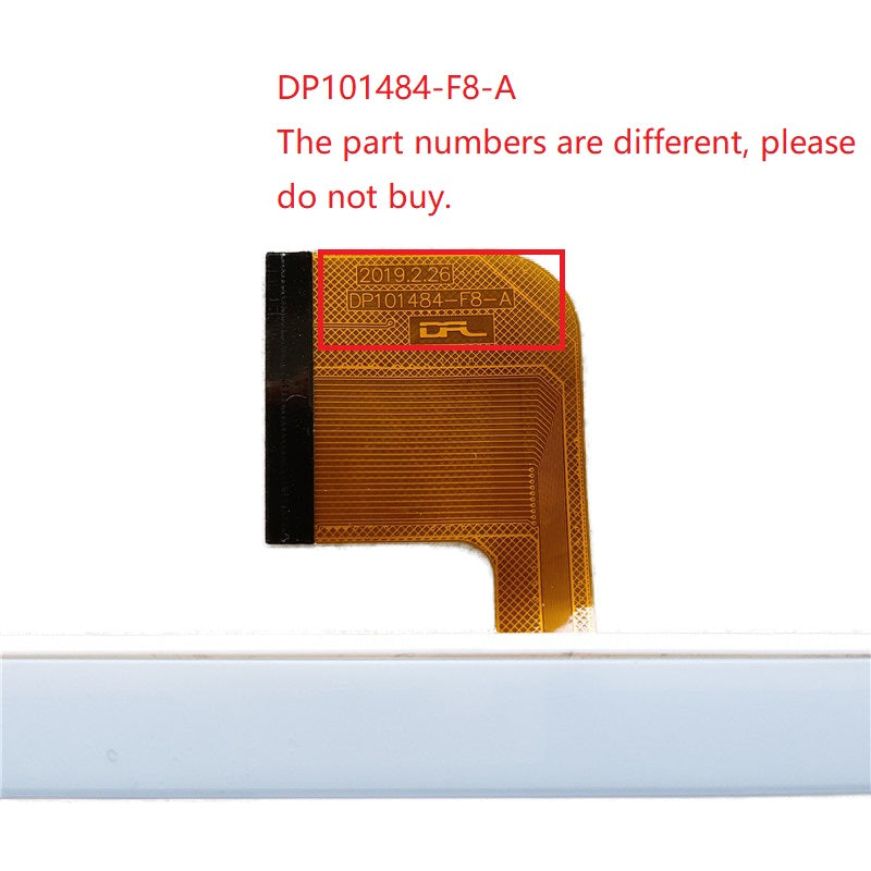 Nuovo pannello touch screen digitalizzatore DP101484-F8-A da 10,1 pollici in vetro