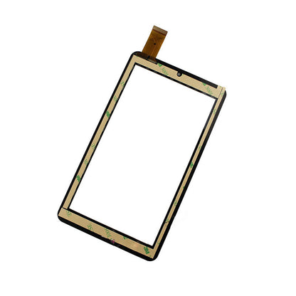 Back view of AZPEN A740 A750 A729 touch screen glass showing adhesive tape