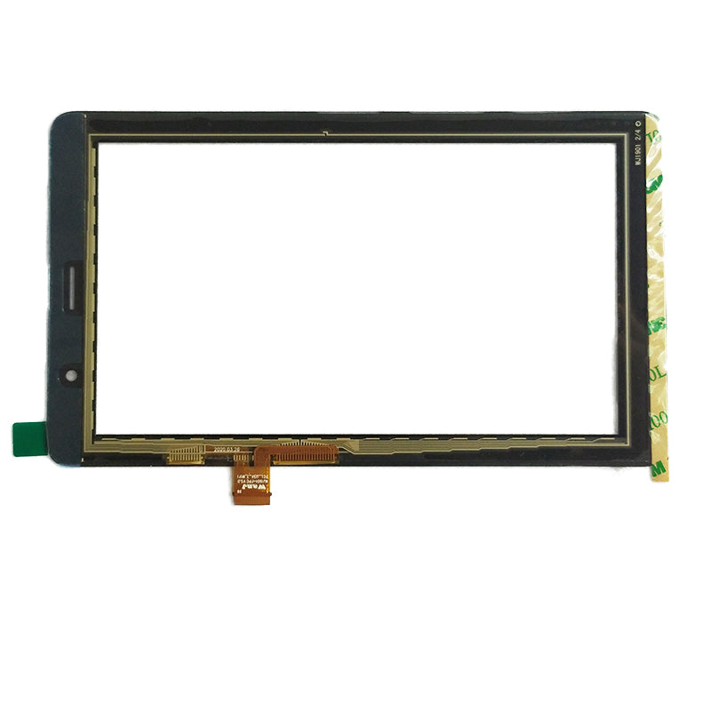 Back view of Kurio Next 01618 touch screen glass showing adhesive tape
