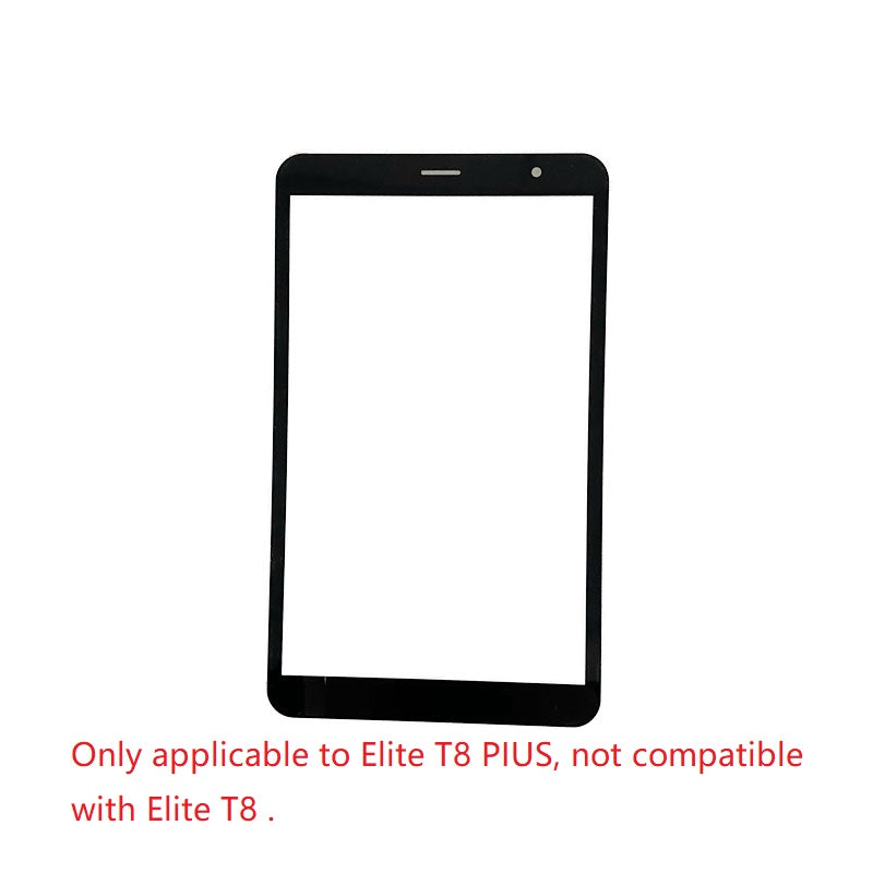 Sky Devices Elite T8 Plus tablet touch screen digitizer panel glass front view